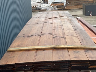 Ca. 30x Douglas veer en groef, 18x175mm, lengte 500cm